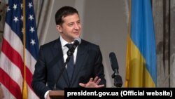 Президент України Володимир Зеленський. Нью-Йорк, 23 вересня 2019 року