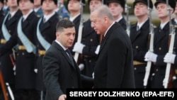 Владимир Зеленский и Реджеп Тайип Эрдоган. Киев, 3 февраля 2020 года
