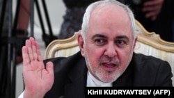 FILE - Iranian Foreign Minister Mohammad Javad Zarif attends a meeting with his Russian counterpart in Moscow on September 2, 2019.
