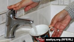 Kazakhstan – drinking water, tap water. Illustrative photo. Almaty, 15Mar2013