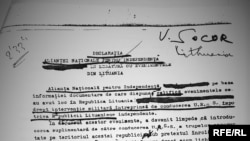 Document din arhivele legate de Moldova în 1991 de la Hoover Institution (Foto: Sergiu Musteață), 25.01.1991 - 3