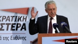 Democratic Left party leader Fotis Kouvelis says the leftist party Syriza's rejection of a coalition has doomed efforts to form a government.