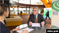 În cursul interviului de la Strasbourg