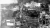 Адзін зь першых здымкаў Чарнобыльскай АЭС пасьля выбуху 26 красавіка 1986 году