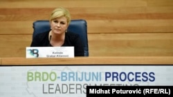  Kolinda Grabar Kitarović predsjednica Hrvatske na samitu Brdo Brijunu, 29. maj 2016.