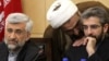 Iran -- Saiid Jalili former nuclaer negotiator, Hamid Rasee(Rasai), Iranian MP and Ali Bagheri deputy of Jalili.