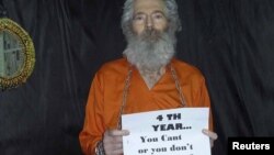 Robert Levinson, a former FBI agent and DEA agent, who disappeared in Iran in 2007, is shown in this undated handout photo released by the Levinson family.