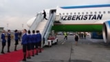 Uzbekistan Airways компаниясынын учагы.