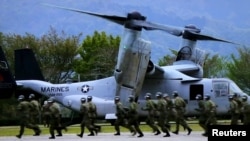 Militari americani la exerciții în Japonia