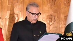 Pakistani President Arif Alvi 