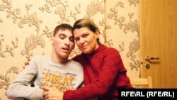 Чинчлей Ольга с сыном Андреем
