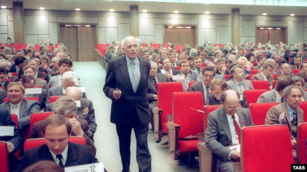 Andrei Sakharov in the Congress of People's Deputies of the Soviet Union