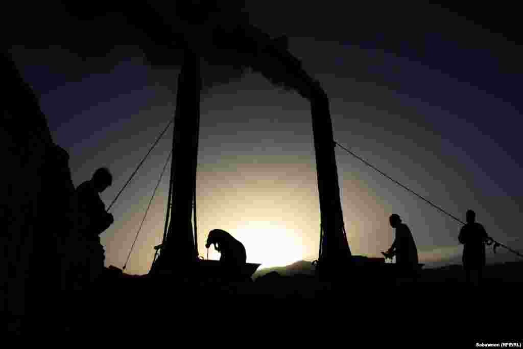 FINALIST: Afghan laborers at a brick factory outside of Kabul. (Sabawoon, Kabul bureau of RFE/RL's Radio Free Afghanistan)