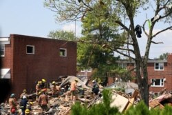 Spasilačka ekipa na mjestu eksplozije gasa u Baltimoru, 10. avgust, 2020.