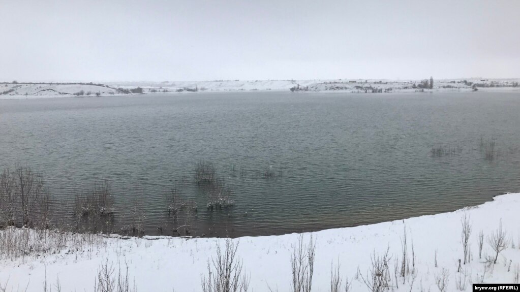 Белогорское водохранилище. Крым, 6 января 2019 года