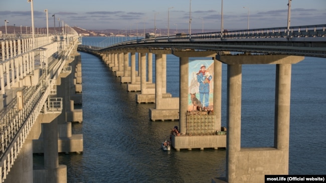 Керченский мост, декабрь 2019 года