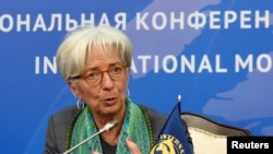 International Monetary Fund chief Christine Lagarde (file photo)