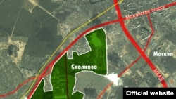Карта Сколково