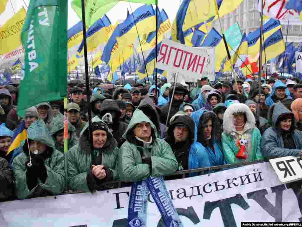 Підприємці продовжують протести на Майдані, 29 листопада 2010 року