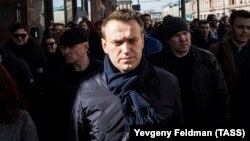 Алексей Навальный на Тверской улице в Москве, 26 марта 2017 года 