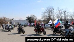 Автопробег в Севастополе, посвященный второй годовщине аннексии (архивное фото)