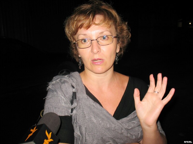 Татьяна Трубачева, редактор газеты «Голос Республики». Алматы, 24 сентября 2009 года. 