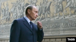 Владимир Путин в Дрездене уже в ранге президента России 