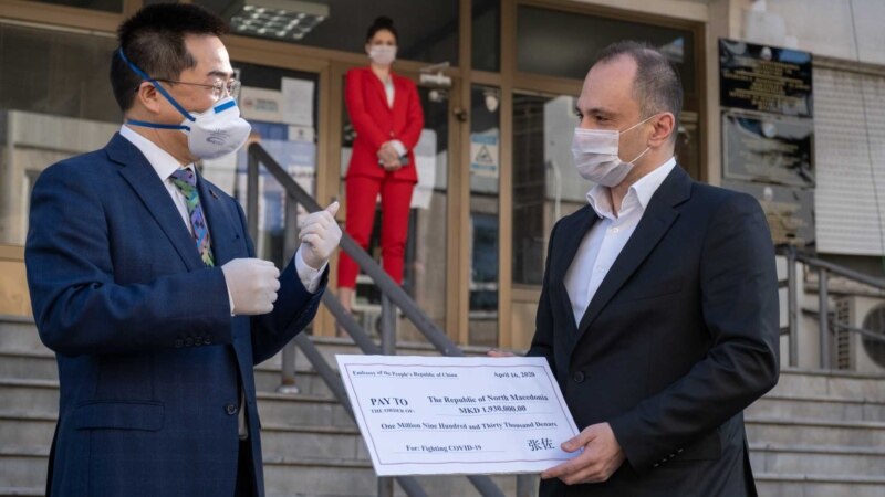 30.000 евра од кинеската амбасада за Министерството за здравство