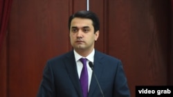 President Emomali Rahmon's eldest son, Rustam Emomali (file photo)