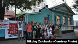 Дом, который отремонтировали активисты "Том Сойер Фест", а мэрия Саратова собирается снести