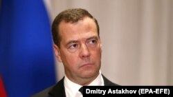 Kryeministri rus, Dmitry Medvedev.