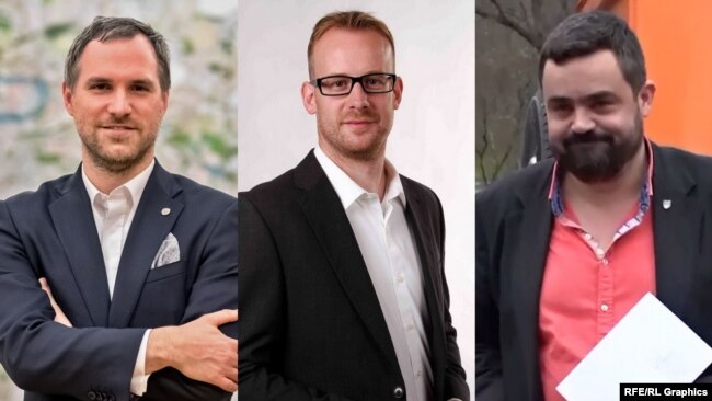 Zdenek Hrib, Ondrej Kolar dhe Pavel Novotny