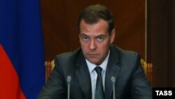 Russian Prime Minister Dmitry Medvedev