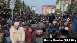 Activist Rizvan Ozdoyev has been accused of attacking a police officer during protest rallies in late March.