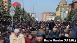 Акция протеста в Магасе (архив)