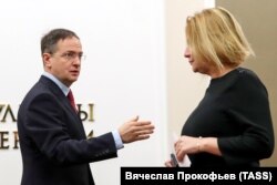 Владимир Мединский и его преемница на посту министра культуры Ольга Любимова, бывшая до этого руководителем департамента кинематографии Минкульта