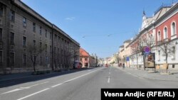 Порожні вулиці Белграду, 4 квітня