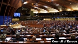 France -- A session of the Council of Europe's Parliamentary Assembly, Strasbourg. 