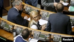 Лидер фракции "Батькивщина" Юлия Тимошенко. Киев, 16 февраля 2016 года.