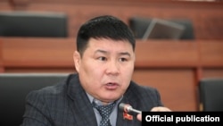 Депутат парламента Кыргызстана Тазабек Икрамов.