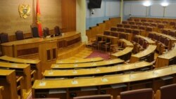 Prazna sala Skupštine Crne Gore