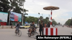 آرشیف، بخشی از شهر شبرغان مرکز ولایت جوزجان. عکس در سال ۲۰۱۹ گرفته شده و جنبه تزئینی دارد.