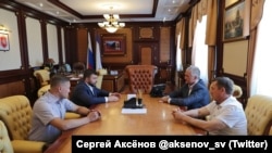 Гагін, Пушилін, Аксенов, Гоцанюк на зустрічі в Сімферополі