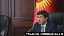 Премьер-министр Кыргызстана Мухаммедкалый Абылгазиев.