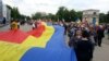 Moldovans Rally For Unification With Romania