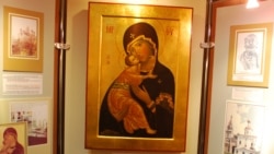 Копія ікони Вишгородської Богородиці у Вишгородському краєзнавчому музеї