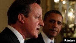 David Cameron i Barack Obama