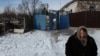 Дом в городе Авдеевка Донецкой области после обстрела 