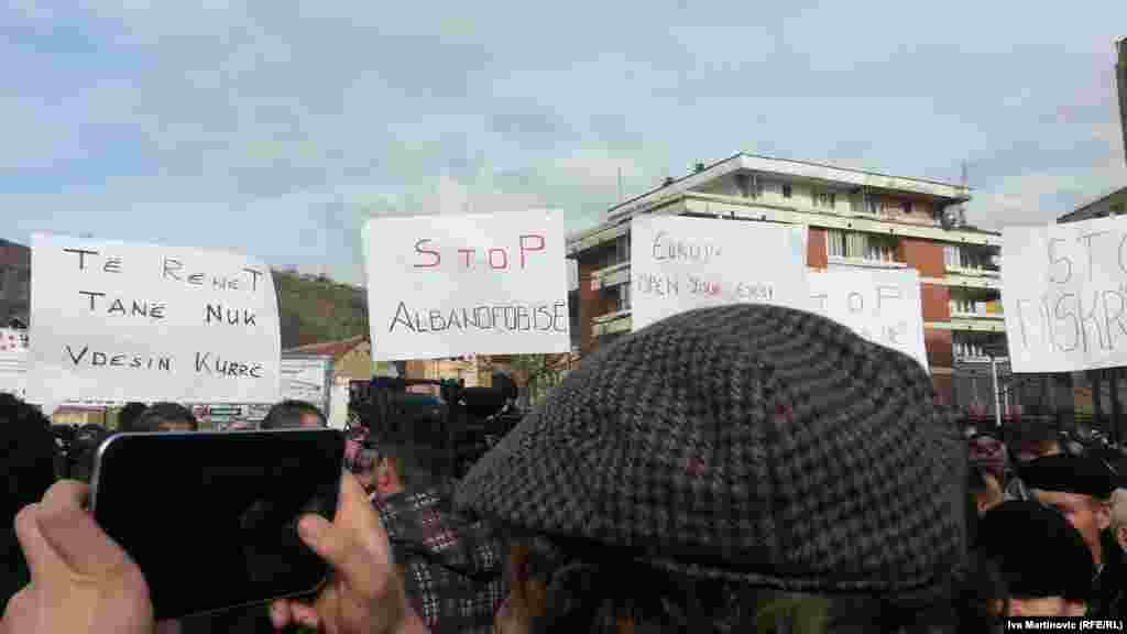 Protesti u Preševu, 21. januar 2013. 