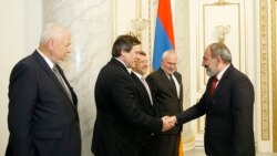 Armenia - Prime Minister Nikol Pashinian meets with OSCE Minsk Group Co-Chairs, Yerevan,27May,2019